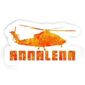 Autocollant Annalena Hélicoptère Image
