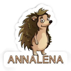Annalena Sticker Standing Hedgehog Image