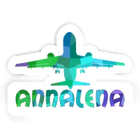 Annalena Autocollant Jumbo-Jet Image