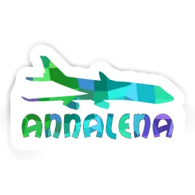 Annalena Autocollant Jumbo-Jet Image