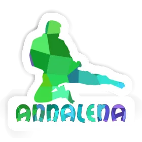 Sticker Karateka Annalena Image