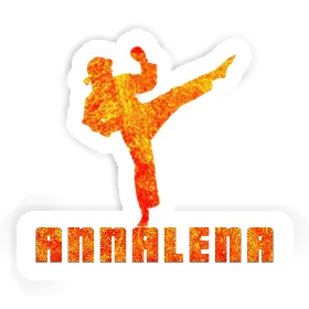 Sticker Annalena Karateka Image