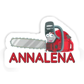 Annalena Sticker Chainsaw Image