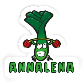 Sticker Weight Lifter Annalena Image
