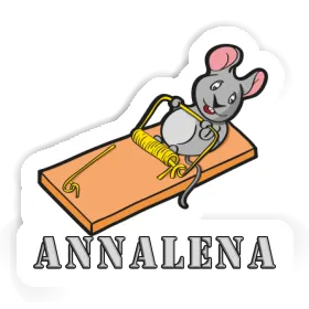 Sticker Fitness Mouse Annalena Image