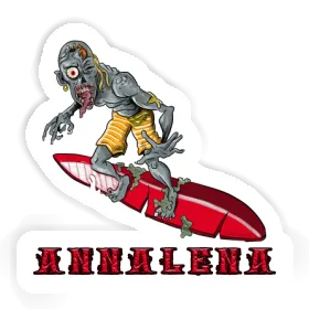 Sticker Surfer Annalena Image