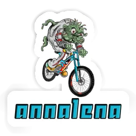 Sticker Annalena Downhill Biker Image