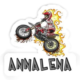 Motocross Rider Sticker Annalena Image