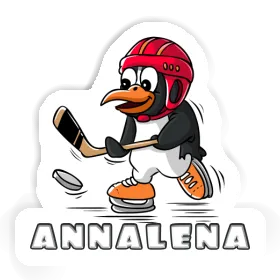 Annalena Sticker Ice Hockey Penguin Image