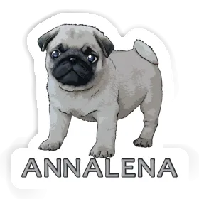 Sticker Pug Annalena Image