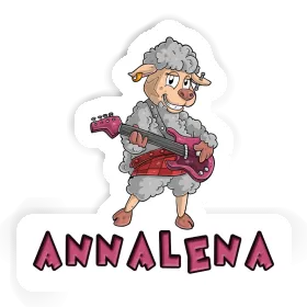 Annalena Sticker Guitarist Image