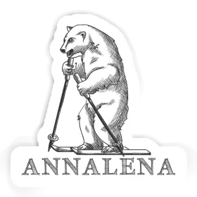 Autocollant Skieur Annalena Image