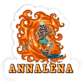 Autocollant Annalena Surfeur Image