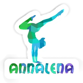 Annalena Autocollant Femme de yoga Image