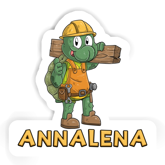 Sticker Annalena Construction worker Sticker Annalena Construction worker Image
