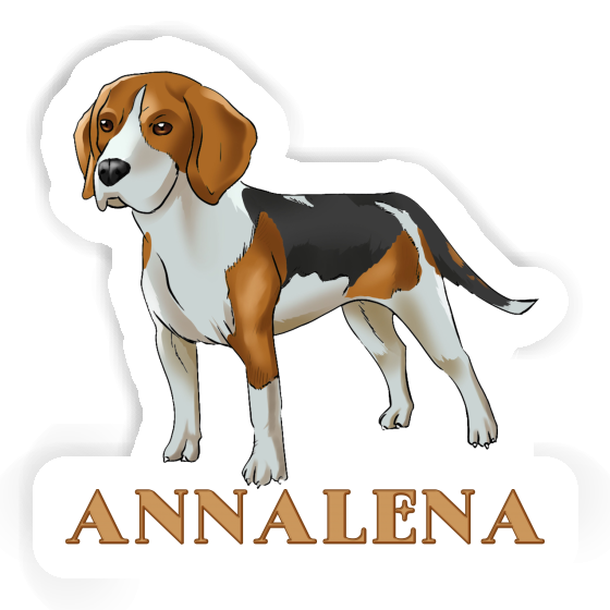 Sticker Beagle Annalena Gift package Image