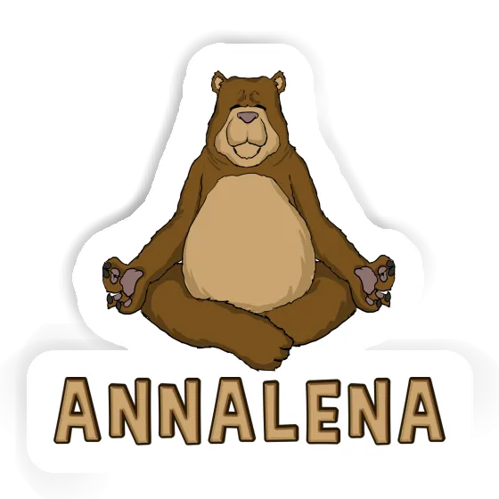 Annalena Sticker Bear Notebook Annalena Sticker Bear Gift package Image
