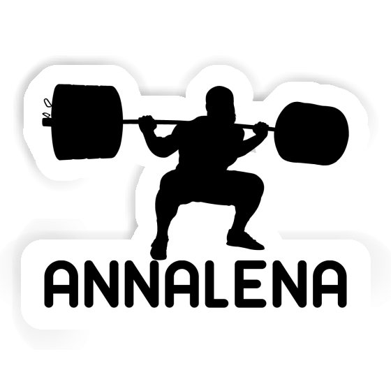 Aufkleber Gewichtheber Annalena Aufkleber Gewichtheber Annalena Image