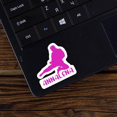 Sticker Annalena Karateka Laptop Sticker Annalena Karateka Laptop Image