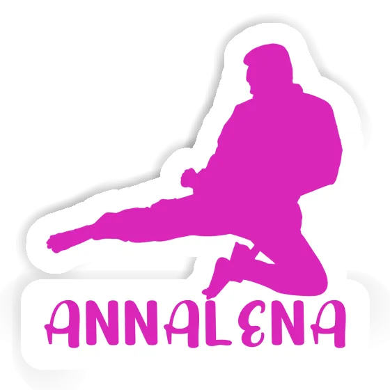 Sticker Annalena Karateka Notebook Sticker Annalena Karateka Gift package Image