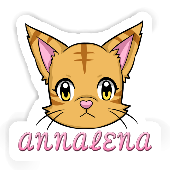 Annalena Sticker Cat Notebook Image