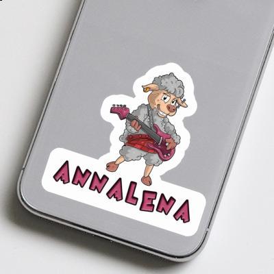 Annalena Sticker Guitarist Image