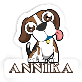 Sticker Annika Beagle Image