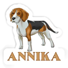 Sticker Annika Beagle Image