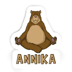 Yogi Sticker Annika Image