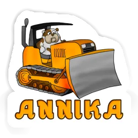 Bulldozer Sticker Annika Image