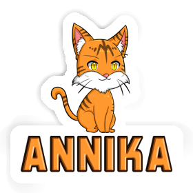 Aufkleber Katze Annika Image