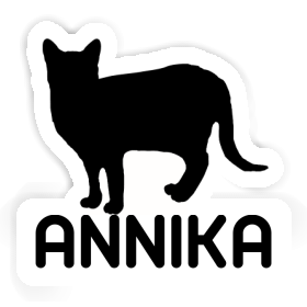 Aufkleber Katze Annika Image