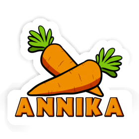 Annika Sticker Carrot Image