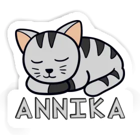 Annika Autocollant Chat Image