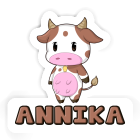 Sticker Annika Cow Image