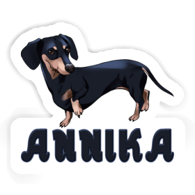 Sticker Annika Dachshund Image