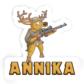 Aufkleber Jäger Annika Image