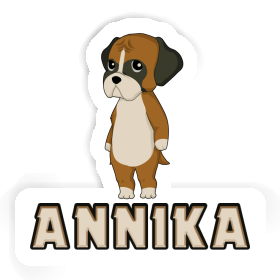 Sticker Annika Boxer Image