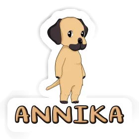 Autocollant Rhodésian Ridgeback Annika Image