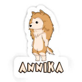 Sticker Annika Collie Image