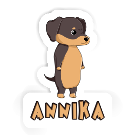 Sticker Dachshund Annika Image