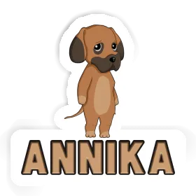 Autocollant Annika Dogue allemand Image