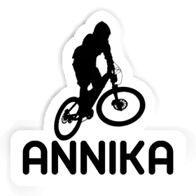 Annika Aufkleber Downhiller Image