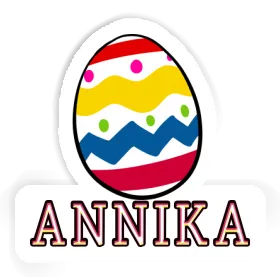 Annika Autocollant Oeuf de Pâques Image