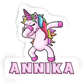 Sticker Dabbing Unicorn Annika Image