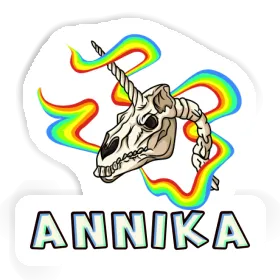 Sticker Unicorn Skull Annika Image