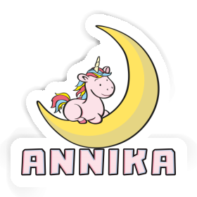 Annika Aufkleber Einhorn Image