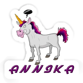 Unicorn Sticker Annika Image