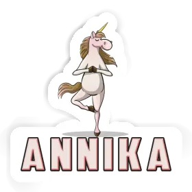 Annika Sticker Yoga Unicorn Image