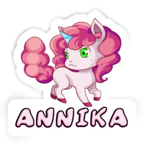 Autocollant Annika Licorne Image